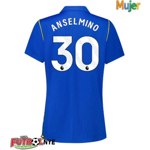 Camiseta Chelsea Aaron Anselmino #30 Primera Equipación para mujer 2026-27 manga corta